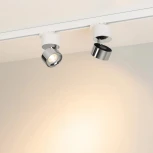 Трековый светильник SP-PLURIO-TRACK-4TR-R77-9W Warm3000 (WH-CHR, 36 deg, 230V) (Arlight, IP20 Металл) 038118 (LED)