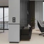 Умный сенсорный выключатель одноклавишный с подсветкой (серебряный) Werkel W4513006 (a064143)