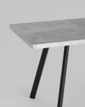 Стол 116-158*74 бетон/черный Stool Group УТ000034569