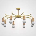 Потолочная люстра на штанге Les Color D95 Yellow Imperiumloft ﻿Lesc_01 (220504-23)