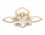 Потолочная люстра Ambrella Acrylica Ice FA283 (регулировка яркости, LED, 220V, пульт управления, управление смартфоном, умный дом - PC.Lamper, цветы)