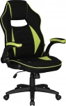 Кресло игровое DOBRIN RICK (черно-светло-зеленый)