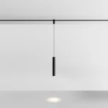 Трековый светильник с гибким неоном магнитный 5W 48V Maytoni Skim TR210-1-5W3K-M-B (LED, круглые)