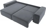 Диван угловой Лига-029 левый угол (Серый/Велюр) Лига Диванов арт.121928L