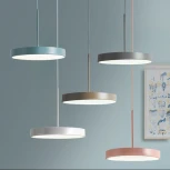 Подвесной светильник светодиодный TURNA ONE D30 White by ImperiumLoft (183491-26) (220V, круглые)