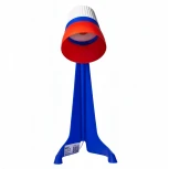 Настольная лампа Uniel ULO ULO-K22 D/E14/A WHITE/BLUE/RED