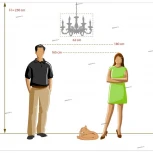Подвесная люстра MW-Light Аврора 371011106