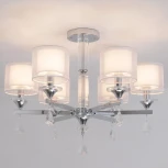 Потолочная люстра на штанге ILLUMICO IL1354-6CPA-29 CR Romei