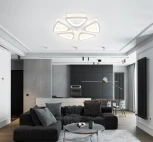 Потолочная люстра с пультом, светодиодная Natali Kovaltseva Kirke LED LAMPS 81242