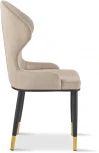 Стул обеденный IST-CASA Констанция DC-3033, бежевый/черный