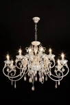Подвесная люстра Eurosvet Galatea 10009/12 белый с золотом