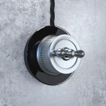 Выключатель на 4 положения двухклавишный (Матовый хром) Werkel WL19-01-05 (a044913)