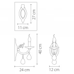 Бра Osgona Stregaro 694611