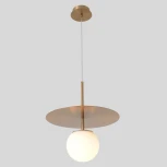 Подвесной светильник Crystal Lux UVA SP1.1 BRASS (220V, на проводе, шар)