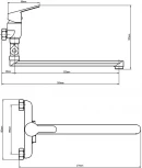 Смеситель Dorff Norma D1095000 универсальный