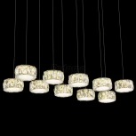 Подвесной светильник Globo Amur 49350-92H (LED, 220V, на проводе, круглые)