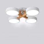 Потолочная люстра Joist 4 White Imperiumloft Joist01 (178323-26) (LED, 220V, пульт управления, круглые)