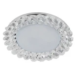 Встраиваемый точечный светильник Эра DK84 CH/WH (220V, круглые)