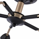 Потолочная люстра на штанге Arte Milano Napoli 324108/5 BK+FG (220V)