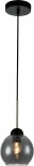 Подвесной светильник Grappoli V000218 (11029/1P Black) (220V, на проводе, шар)