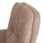 Кресло GARDA коричневый (флок)