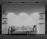 Трековый светильник Points Radity 4000K 12Вт 36° LED (магнитный) Maytoni Technical TR082-1-12W4K-M-B (48V)