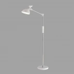 Торшер светодиодный с выключателем Lumion Horsa 8330/15FL белый, металл/пластик LED 15W 3000/4000/6000K 220V ССТ/диммер (регулировка яркости)