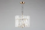 Подвесная люстра Aployt Verene APL.808.13.05 (220V, хрусталь, на цепи, свеча, круглые)