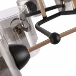 Потолочная люстра на штанге Arte Milano AMALFI 324308/6 BK+FG (220V)