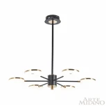 Потолочная люстра на штанге Arte Milano 277499/6 BK/GD (LED, 220V)
