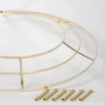 Подвесная люстра Lussole Napa LSP-8926 (220V, хрусталь, на цепи, круглые)