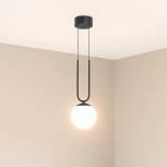 Подвесной светильник LED SP-BEADS-HANG-U-R130-10W Warm3000 (BK, 275 deg, 230V) (Arlight, IP20 Металл, 5 лет) 036528