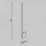 Торшер Maytoni Solid MOD277FL-L24GR3K (LED, 220V, выключатель)