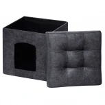 Пуфик Dreambag складной Для Животных Графит Велюр 13639