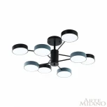 Потолочная люстра на штанге Arte Milano Ferrara 250906/8B Bk/Gr (LED, 220V, круглые)