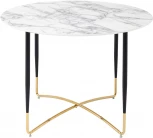 Стол обеденный Stool Group Даймакс 110*110 белый мрамор УТ000036109