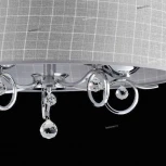 Подвесная люстра Freya Bertrand FR5906-PL-05C-CH (220V, на цепи, узор в клетку)