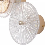 Бра светодиодное Arte Milano AM-1252B 5.1252B.D250.H600.LED G (220V, круглые)