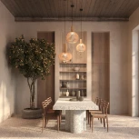 Подвесной светильник Maytoni Roots MOD194PL-01W (220V, на проводе, шар)