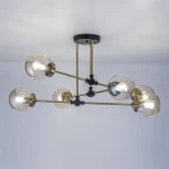 Потолочная люстра на штанге Citilux Планета CL105165 (220V, шарики, молекулы)