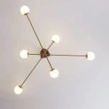 Люстра на штанге Jesi Gold ImperiumLoft Jesi01 (185383-26) (220V, шарики)