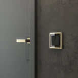 Рамка на 1 пост Baguette (черный/латунь) Werkel W0012852 (a060239)