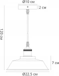 Подвесной светильник Arte Lamp Cappello A7038SP-1BK