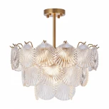 Потолочная люстра на штанге Arte Milano Rim 312008/D500 BS (220V, ракушка)
