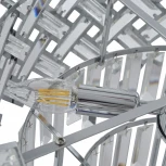 Потолочная люстра хрустальная на штанге Arte Milano Sorrento-8019 378019/7/50/470 CR (220V)