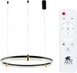 Подвесной светильник Arte Lamp Mercury A2183SP-1BK (регулировка яркости, LED, 220V, пульт управления, на тросе, кольцо)