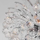 Потолочная люстра Eurosvet Ostiniya 3299/6 хром / прозрачный хрусталь