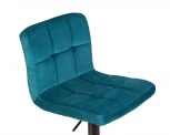 Стул барный DOMINIC (морской волны велюр (MJ9-99))