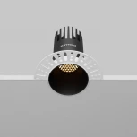 Встраиваемый светильник под гипсокартон Maytoni Dip DL120-10W-2.7K-TRS-B (LED, 220V, круглые)