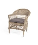 Плетеный стул из искусственного ротанга, цвет соломенный 4SIS Сицилия YH-C1620W